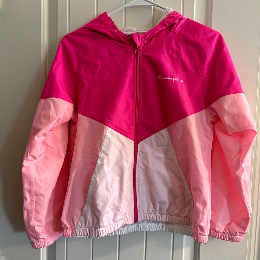 Champion wind breaker style jacket. Girls XL. Like new.